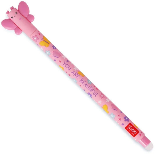 Legami Löschbarer Gelstift Schmetterling - Pink Ink