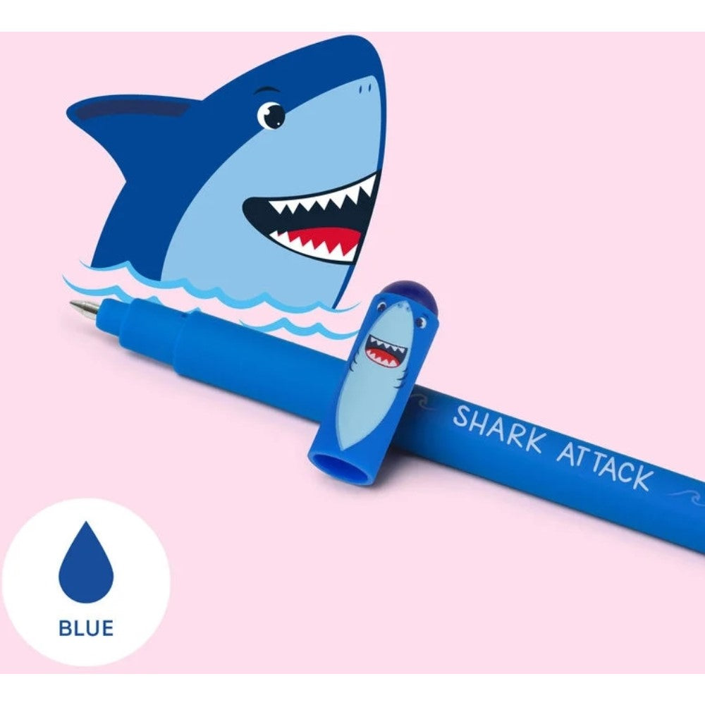 Legami Löschbarer Gelstift Shark - Blue Ink
