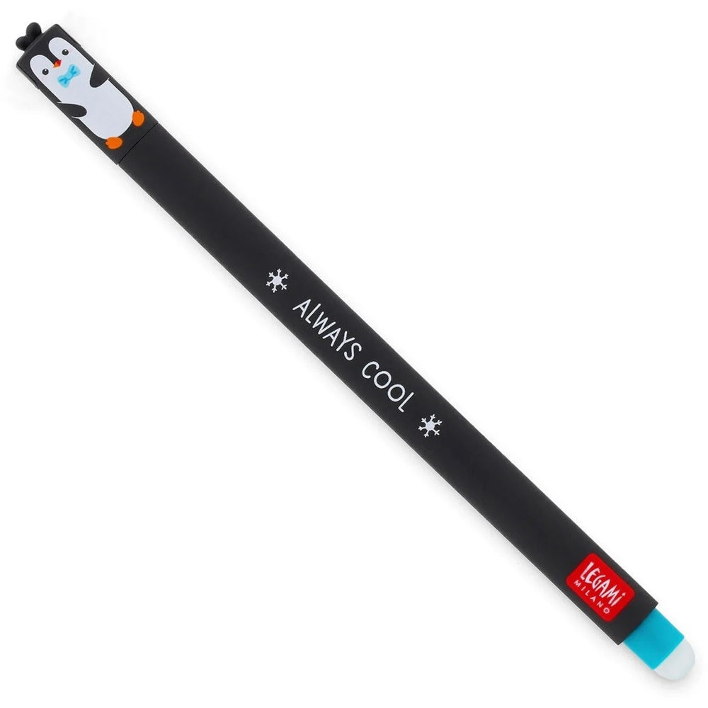 Legami Löschbarer Gelstift Pinguin - Türkis Ink