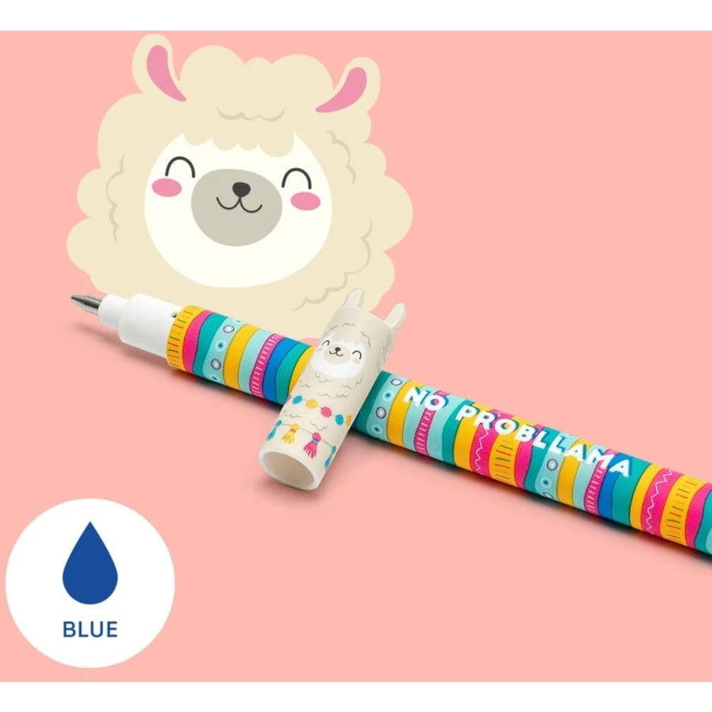 Legami Löschbarer Gelstift Llama - Blue Ink