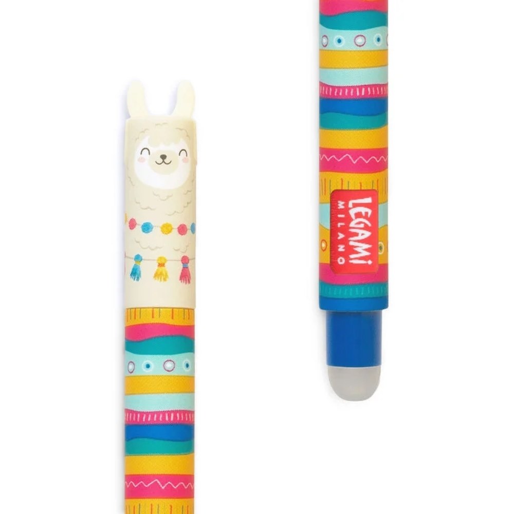 Legami Löschbarer Gelstift Llama - Blue Ink