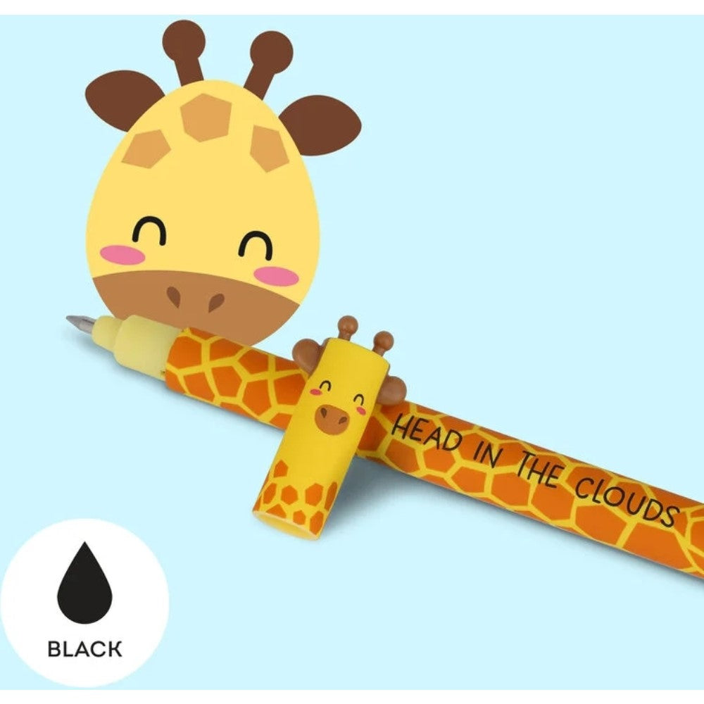 Legami Löschbarer Gelstift Giraffe - Black Ink