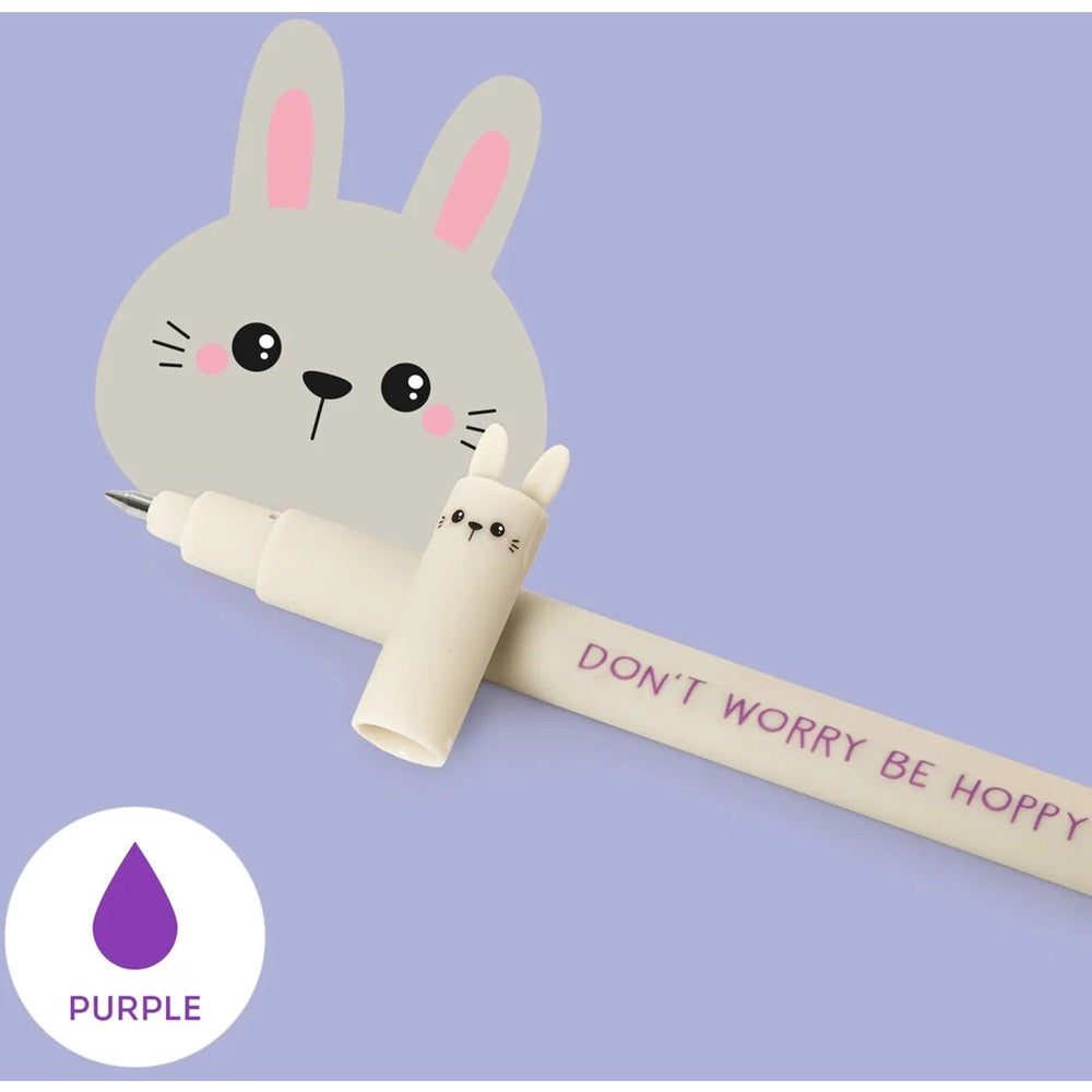 Legami Löschbarer Gelstift Bunny - Purple Ink