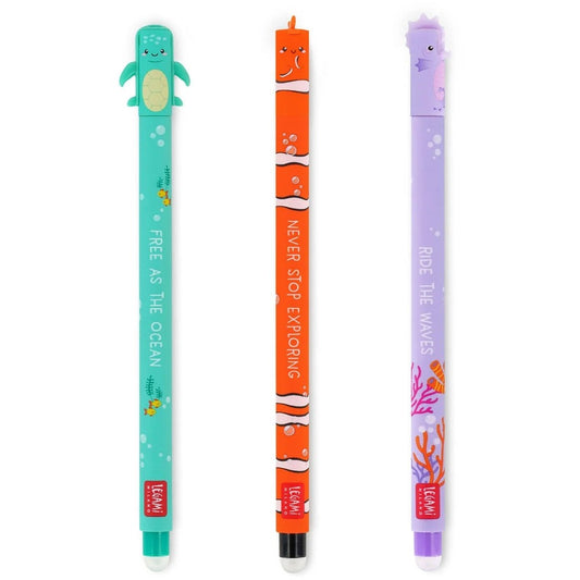 Legami Löschbarer Gelstift 3er Set Under The Sea