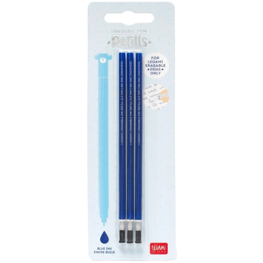 Legami Löschbare Gelstifte Nachfüllpack Blau