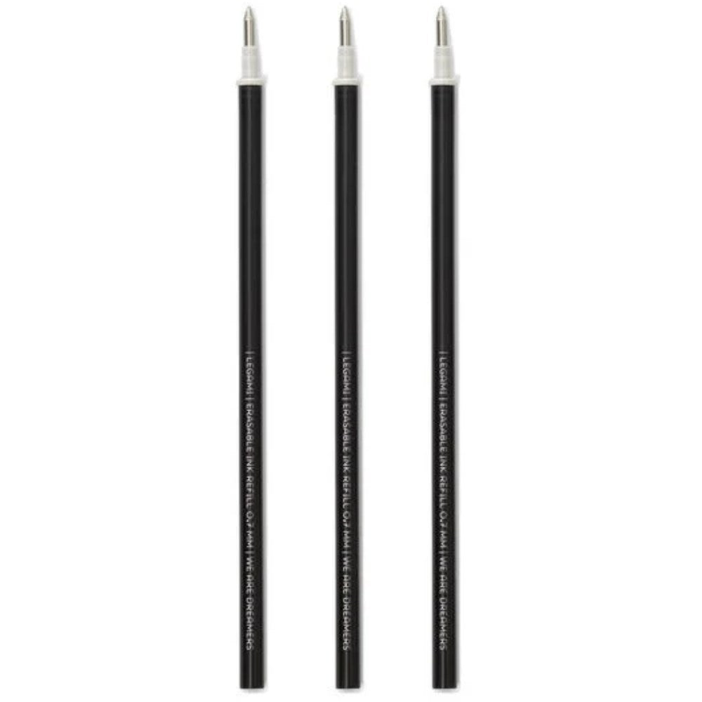 Legami Löschbare Gelstifte Nachfüllpack Schwarz