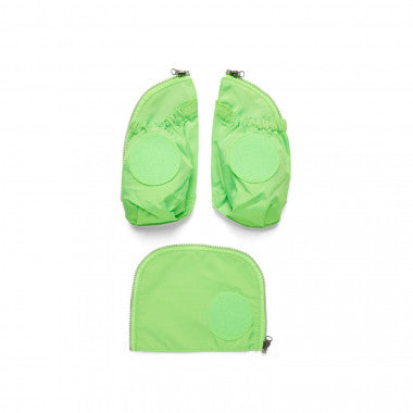 Ergobag Fluo Seitentaschen Zip-Set Grün