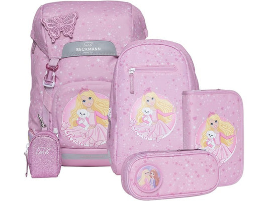 Beckmann Classic 22L Schulrucksack-Set 6tlg Rosie