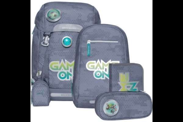 Beckmann Classic 22L Schulrucksack-Set 6tlg Game On