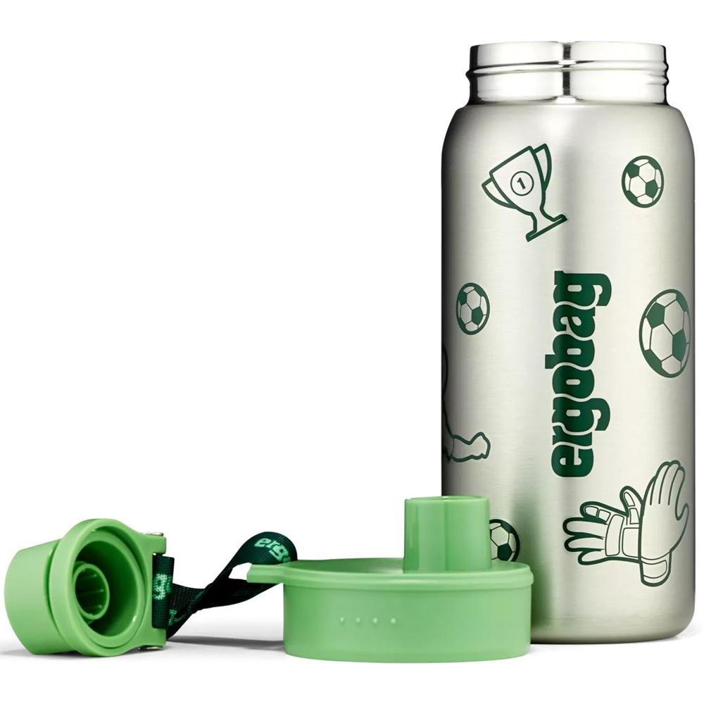 ergobag Edelstahl Trinkflasche Grün