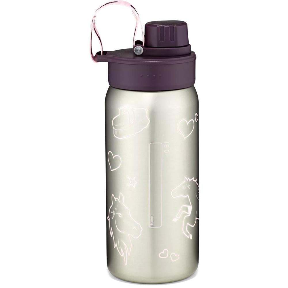 ergobag Edelstahl Trinkflasche Lila