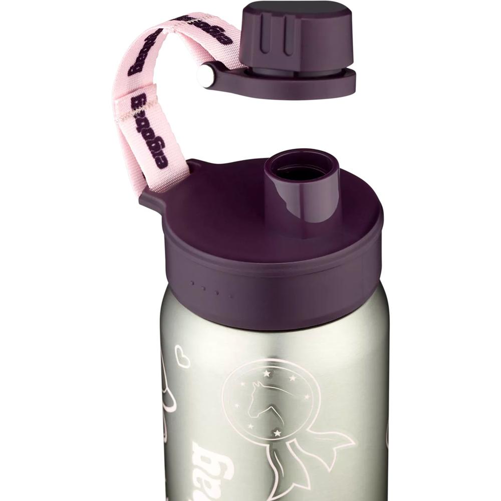 ergobag Edelstahl Trinkflasche Lila
