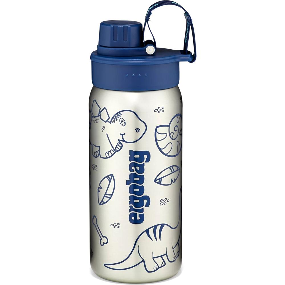 ergobag Edelstahl Trinkflasche Blau