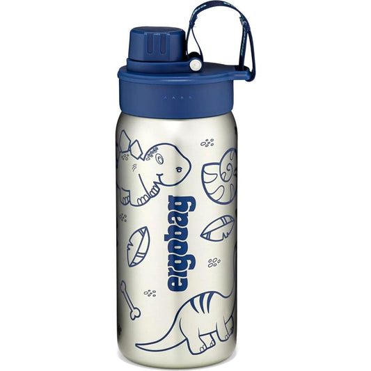 ergobag Edelstahl Trinkflasche Blau