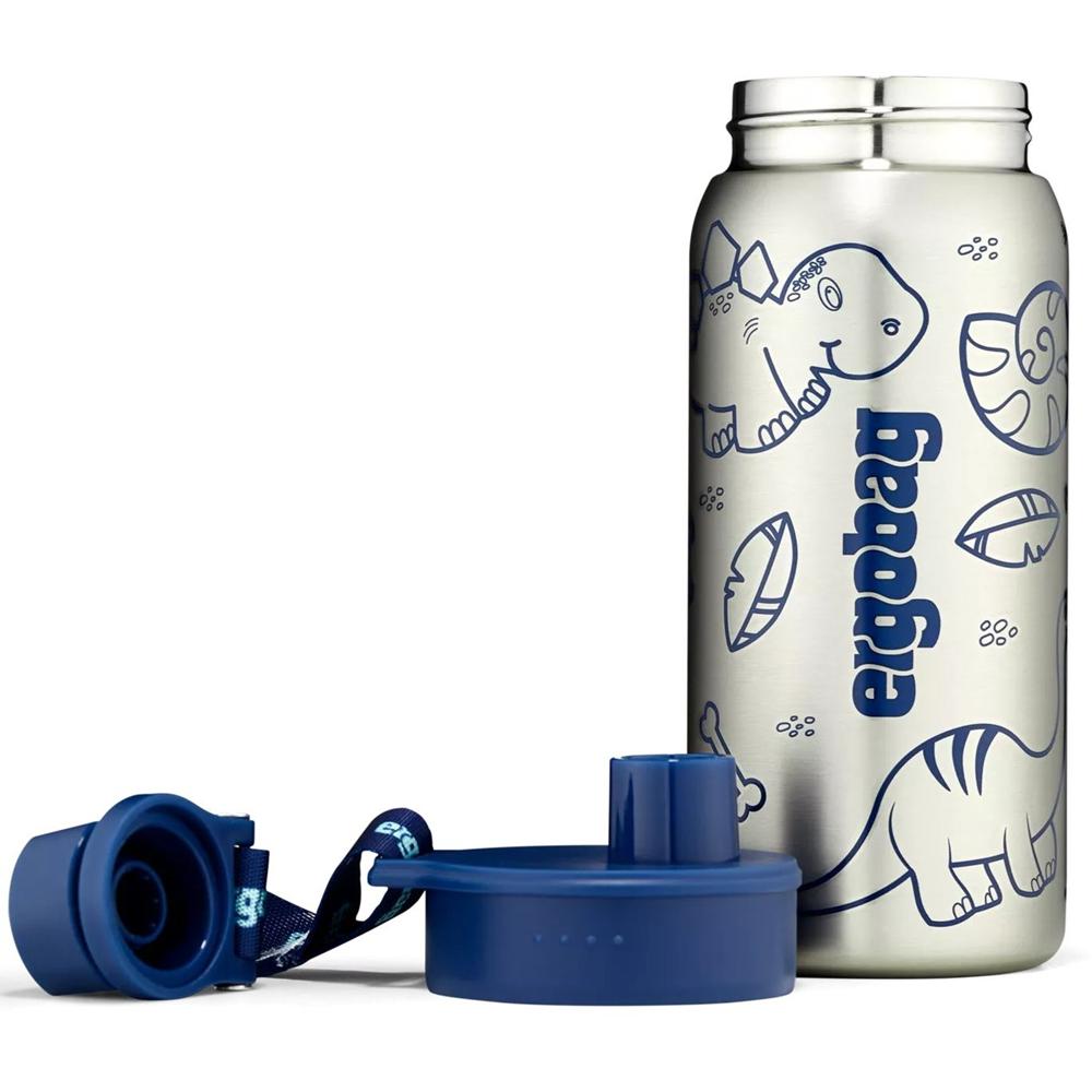 ergobag Edelstahl Trinkflasche Blau