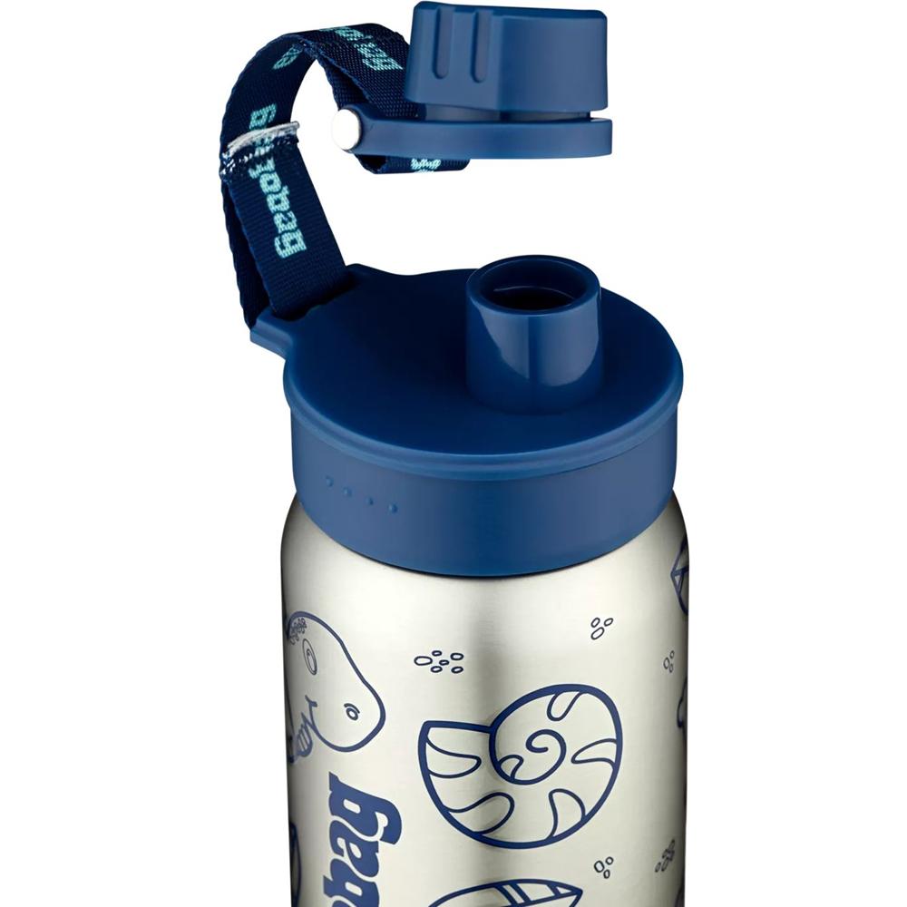 ergobag Edelstahl Trinkflasche Blau