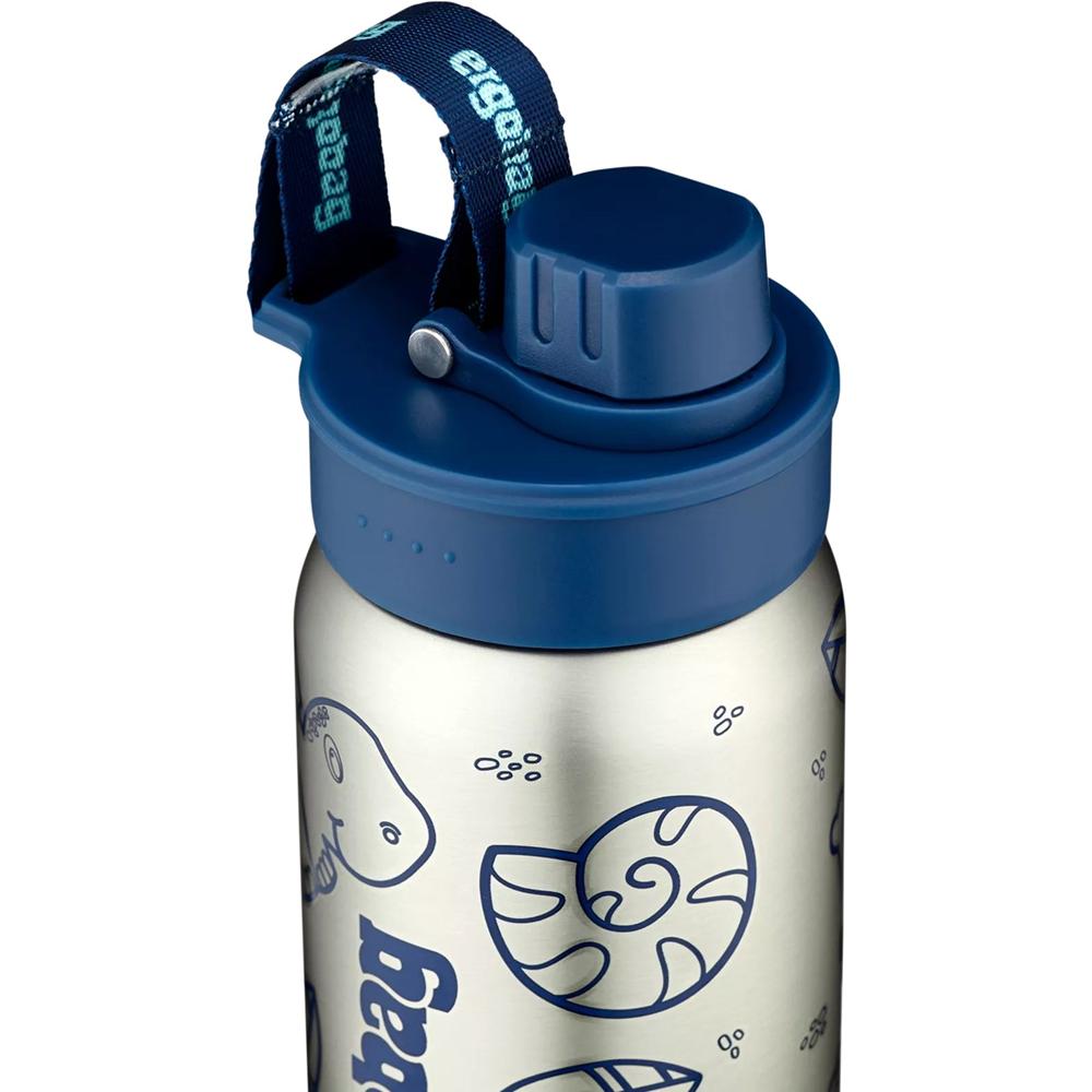 ergobag Edelstahl Trinkflasche Blau