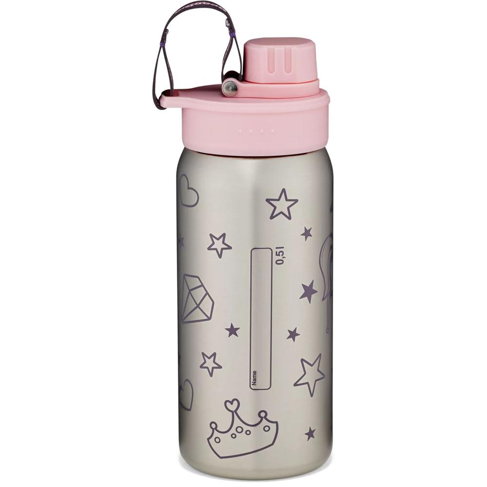ergobag Edelstahl Trinkflasche Rosa