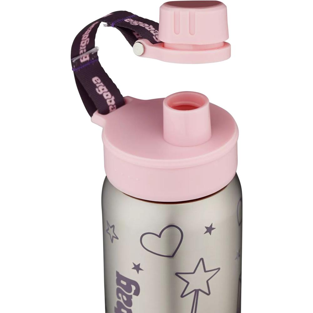 ergobag Edelstahl Trinkflasche Rosa