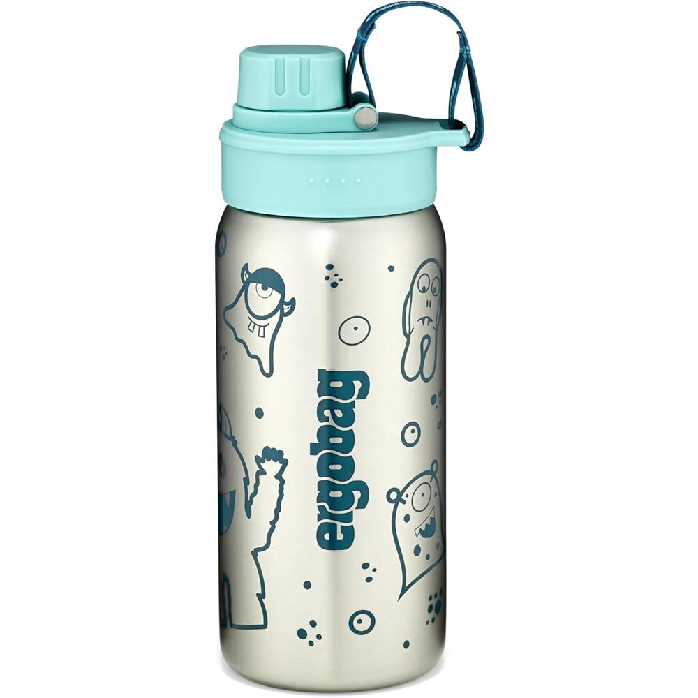 ergobag Edelstahl Trinkflasche Petrol