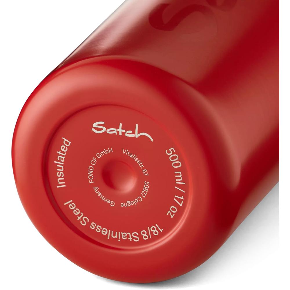 satch Red Edelstahl Trinkflasche