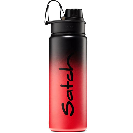 satch Edelstahl Trinkflasche Black Graffiti rot