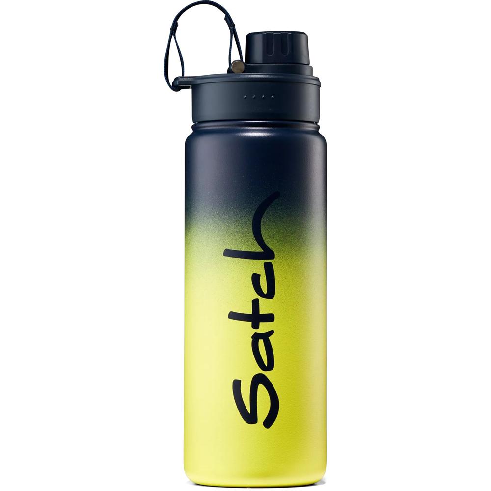 satch Edelstahl Trinkflasche Blue Graffiti gelb