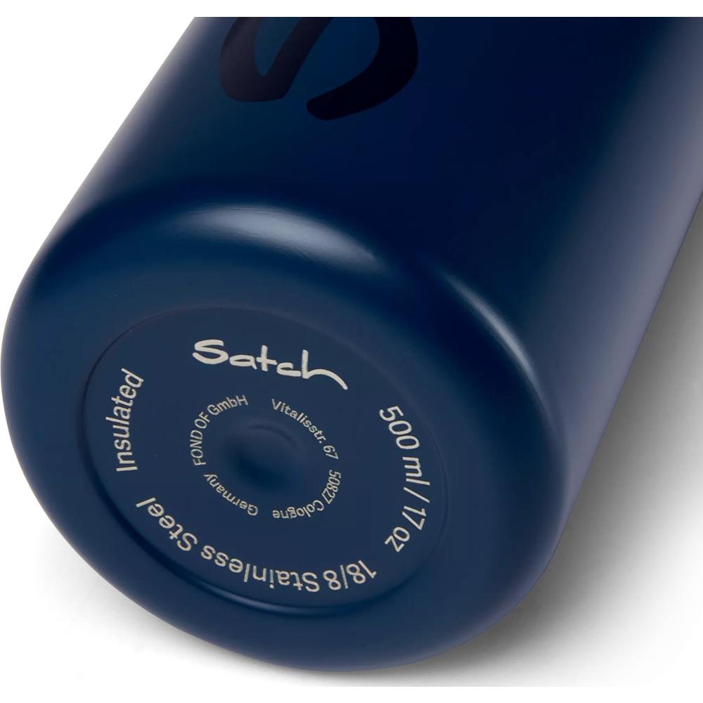 satch Edelstahl Trinkflasche Blue blau