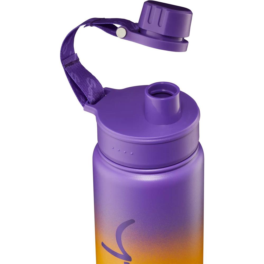 satch Edelstahl Trinkflasche Purple Graffiti orange