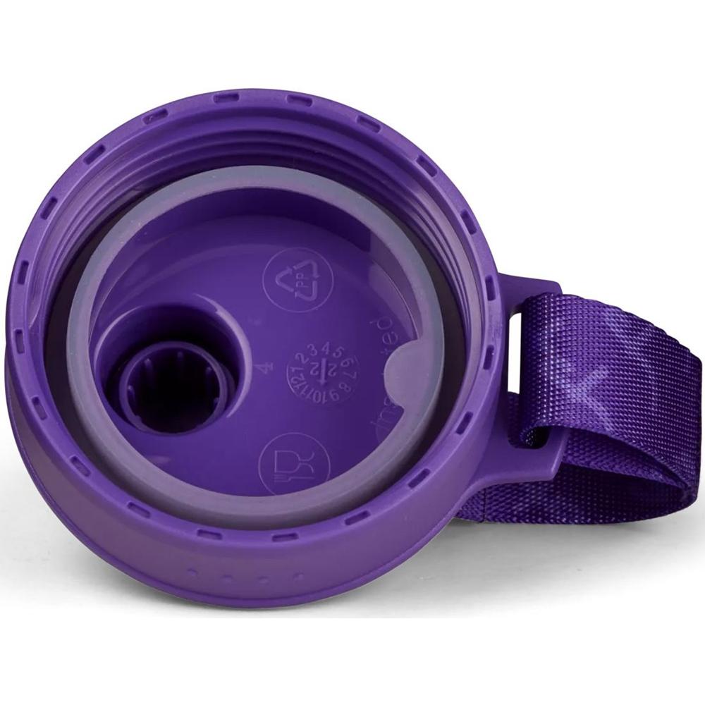 satch Edelstahl Trinkflasche Purple Graffiti orange