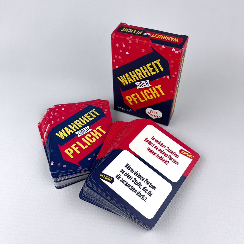 Kartenspiel Wahrheit oder Pflicht - Für Paare