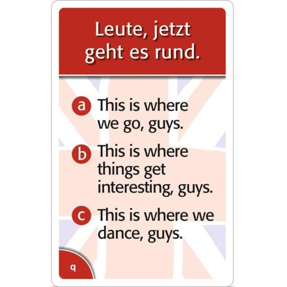 Kartenspiel That's the yellow from the egg - Quizspiel rund um englische Redewendungen