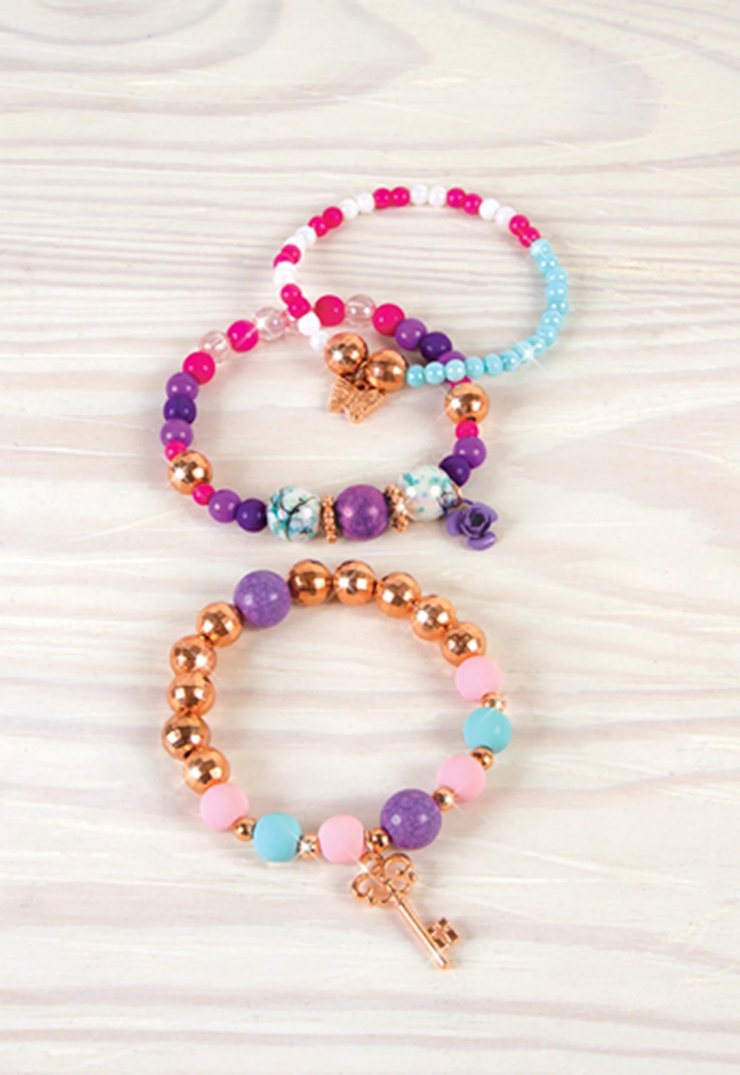 Bastelset Schmuck Glitzeralarm! Armbänder Romantic