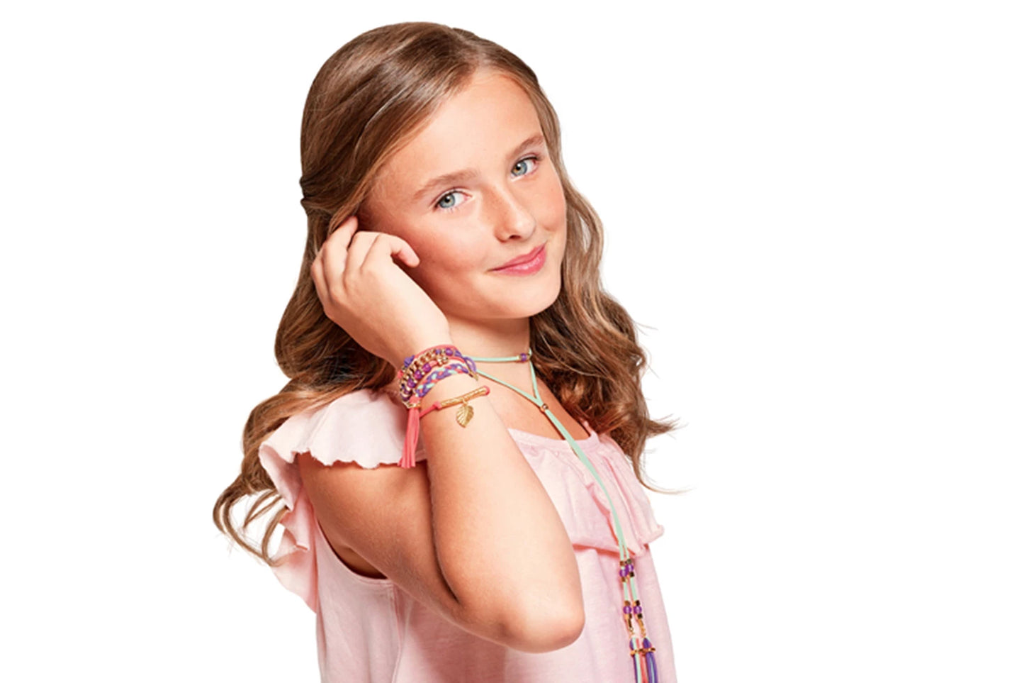 Bastelset Schmuck Armbänder in Velourlederoptik