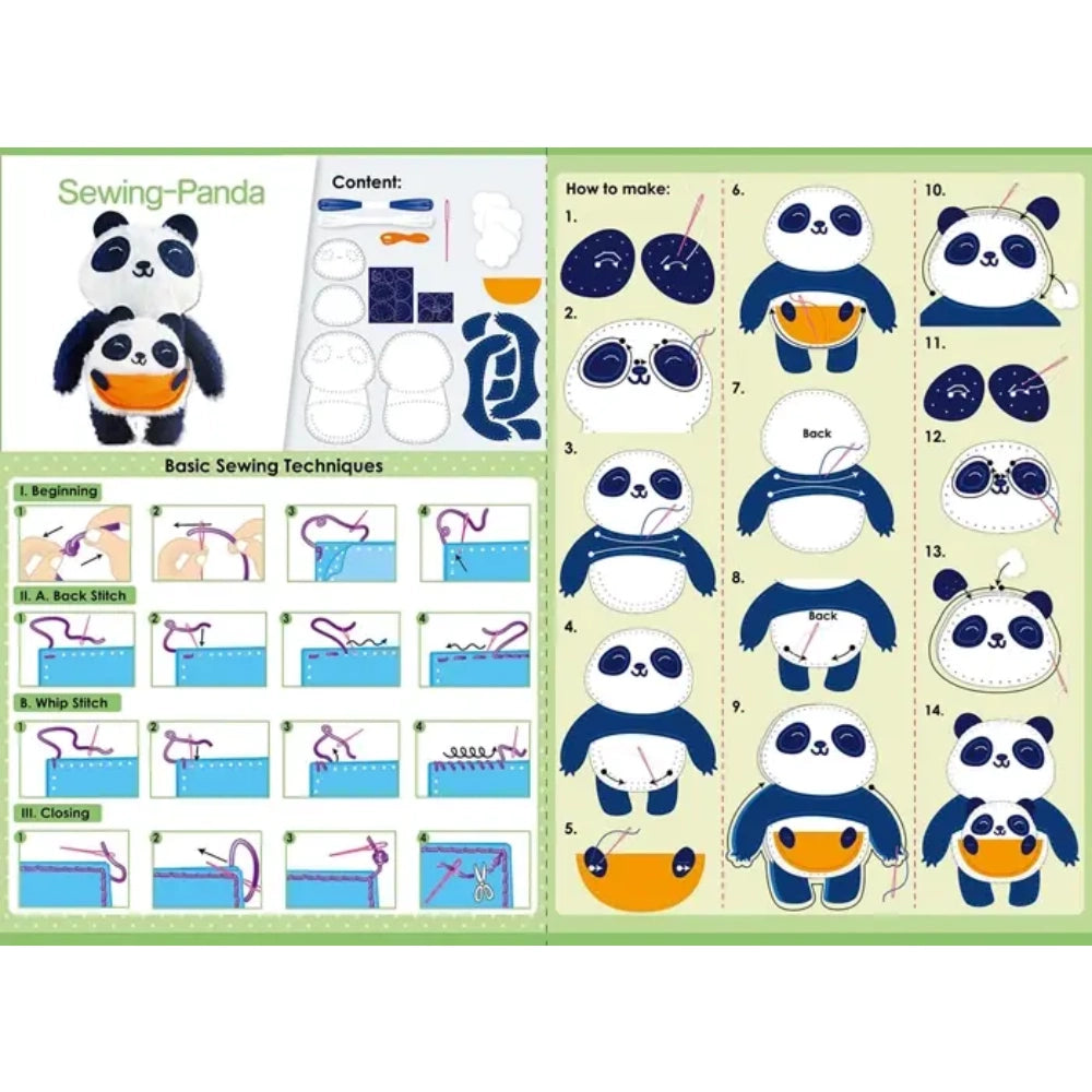 Nähset Panda