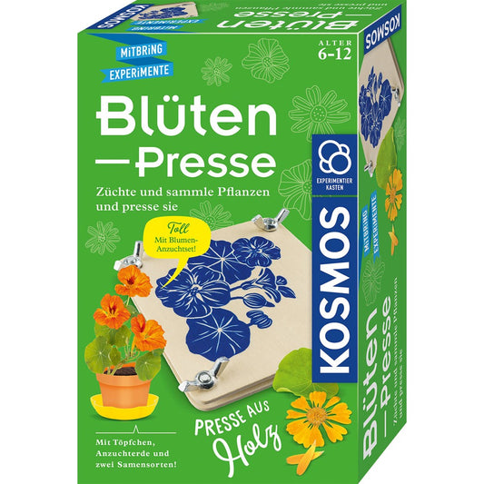 Experimentierkasten Blütenpresse