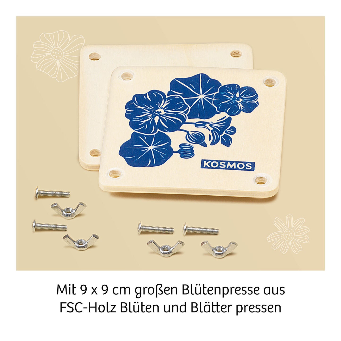 Experimentierkasten Blütenpresse