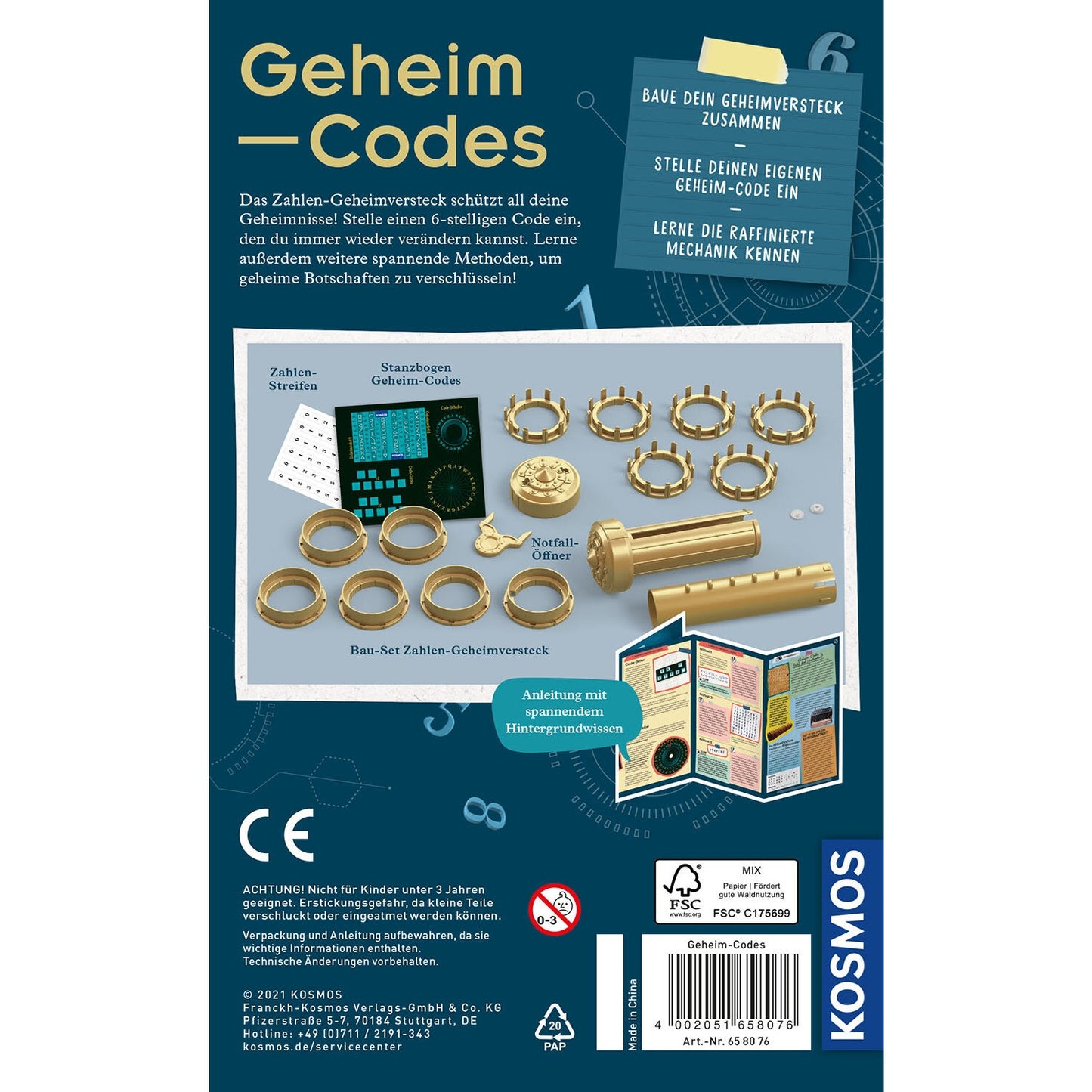 Experimentierset Geheim-Codes
