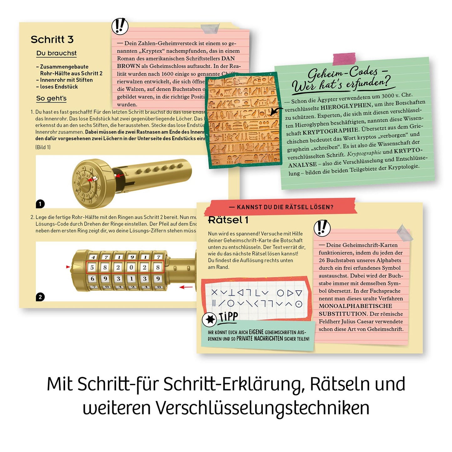 Experimentierset Geheim-Codes