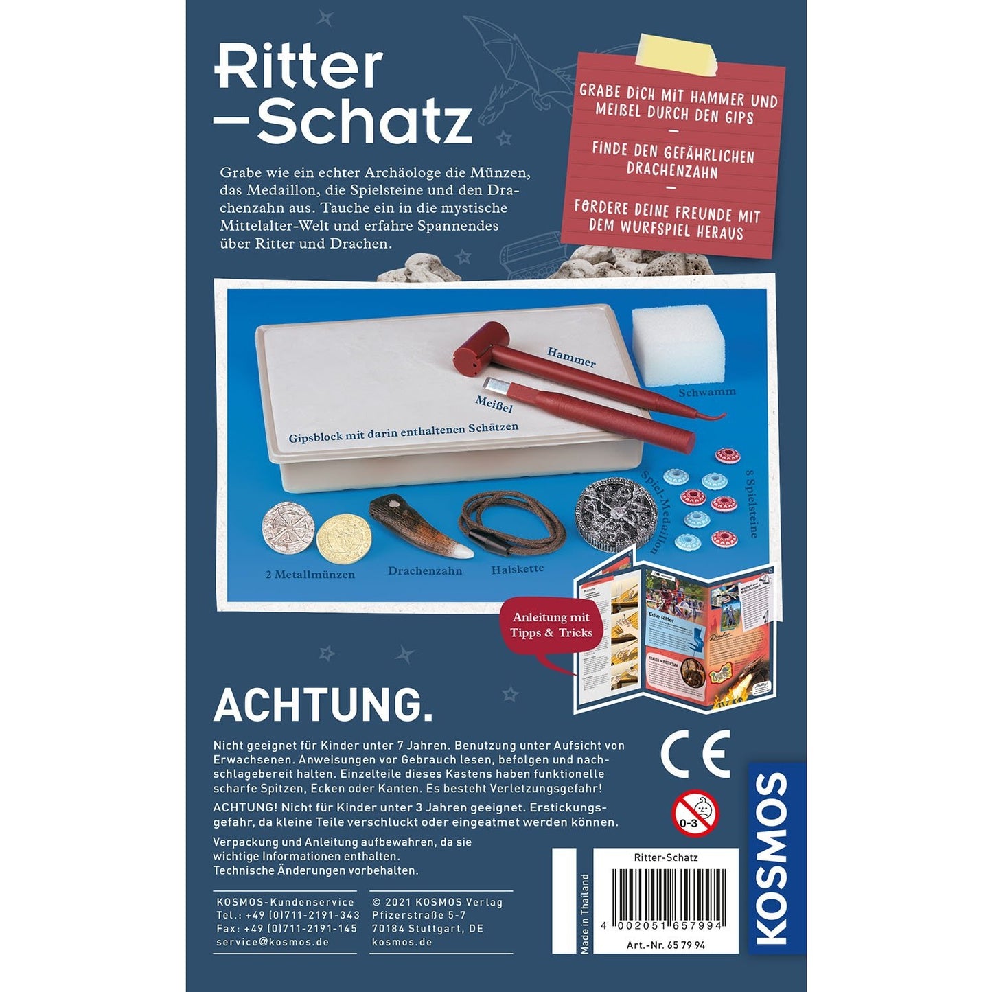 Ausgrabungsset Ritter-Schatz