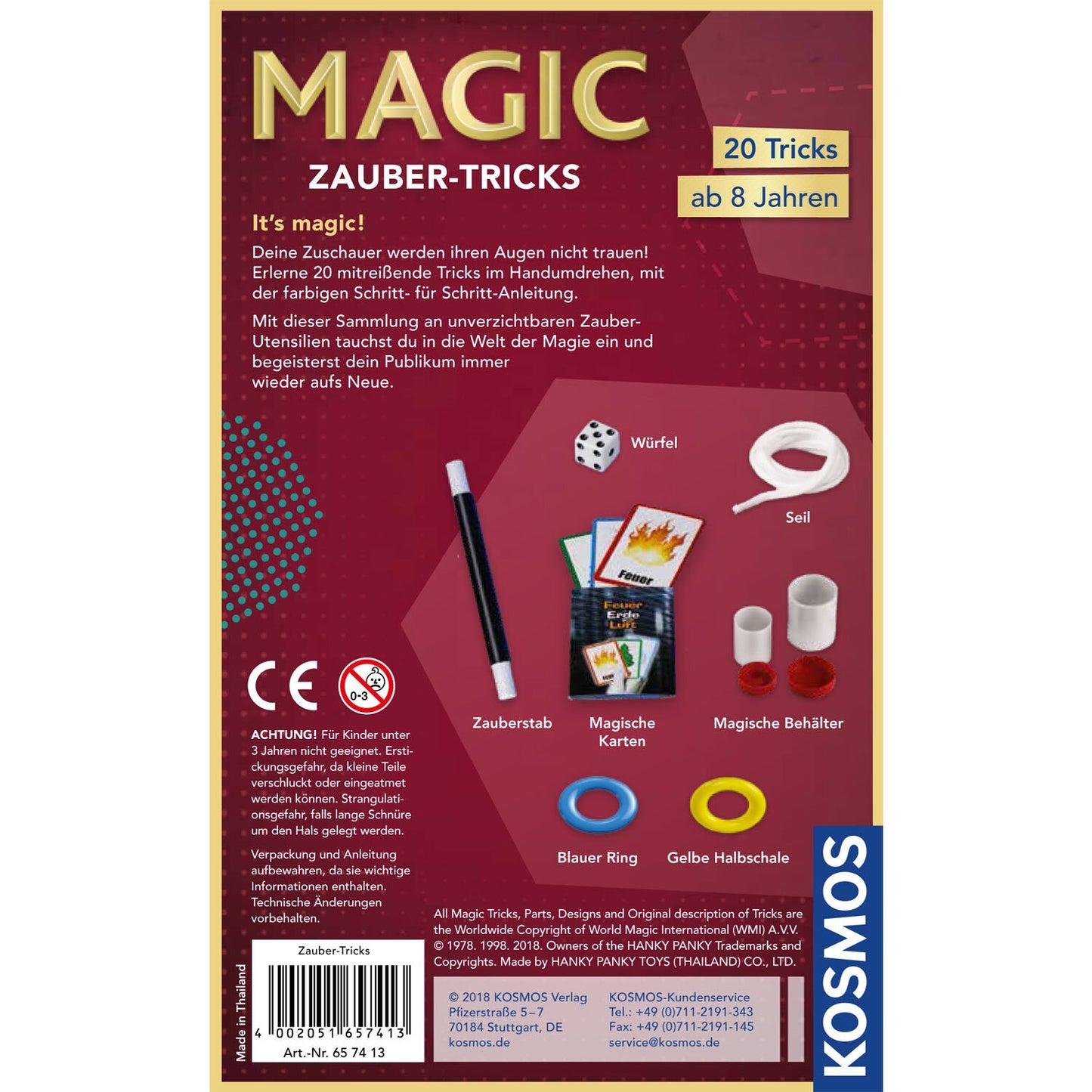 Zauberkasten Magic Zauber-Tricks