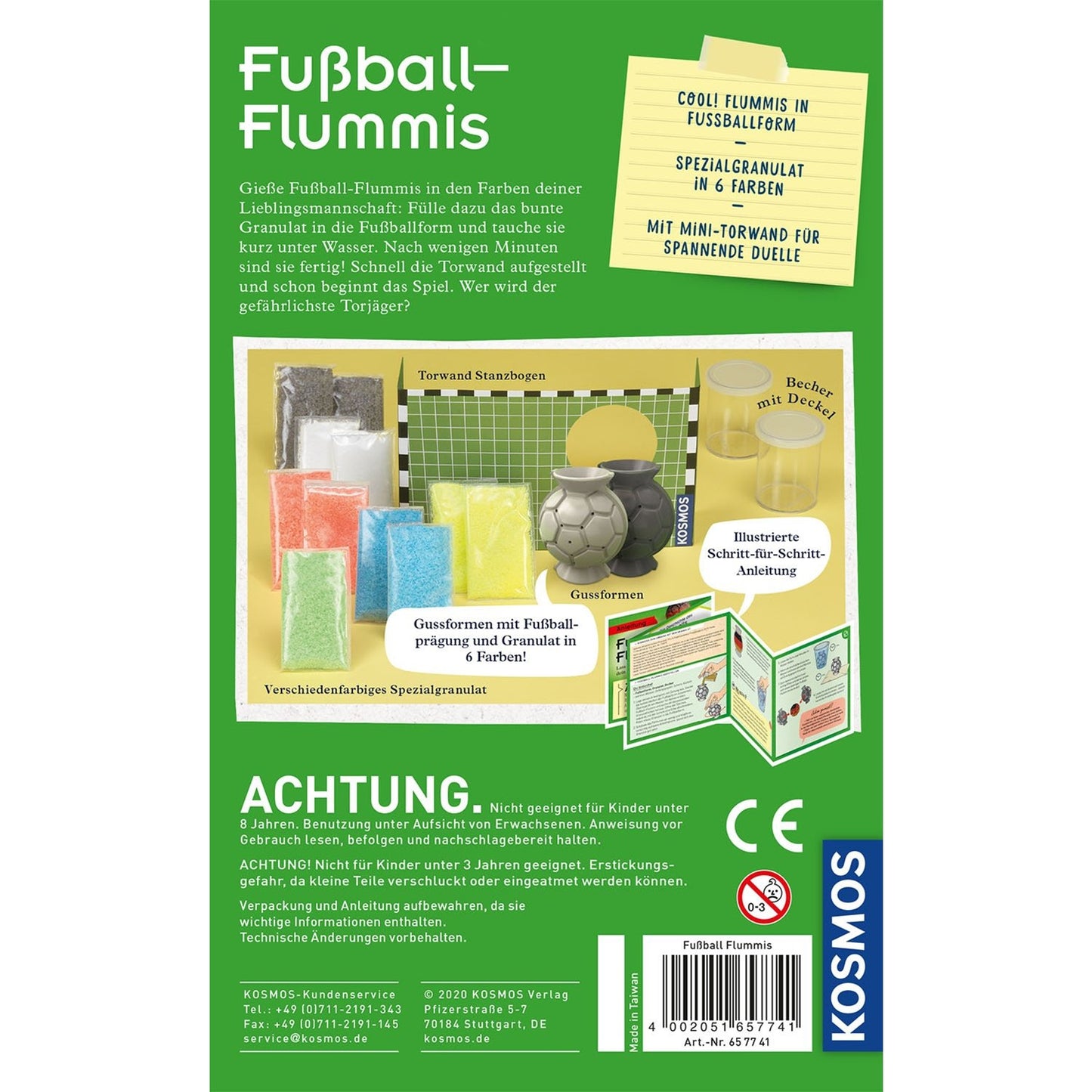 Experimentierset Fussball-Flummis