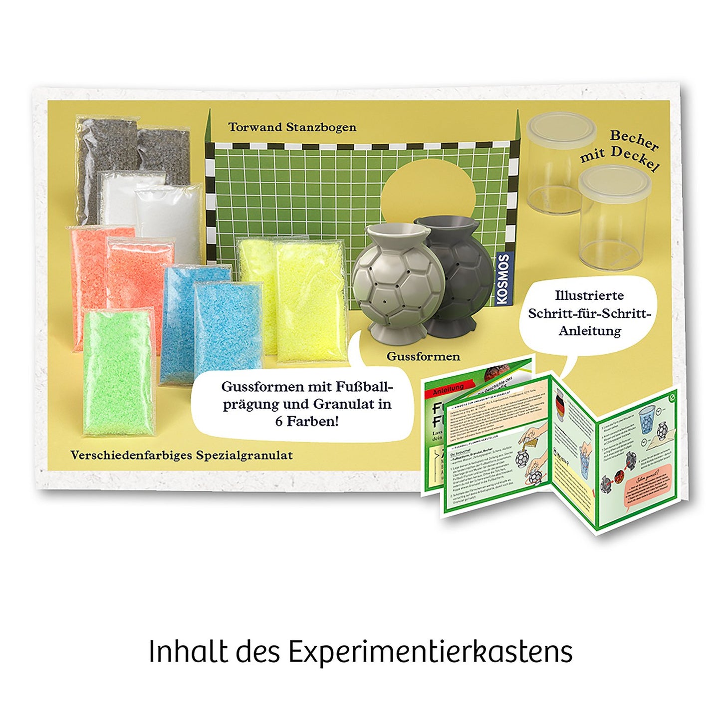 Experimentierset Fussball-Flummis