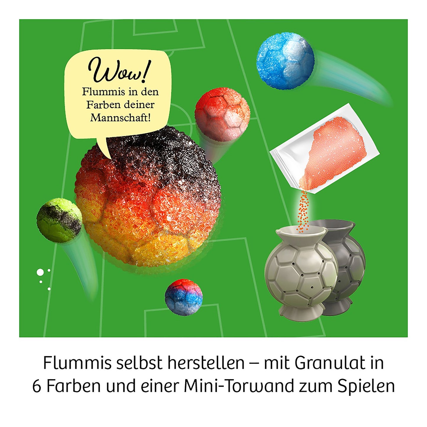 Experimentierset Fussball-Flummis