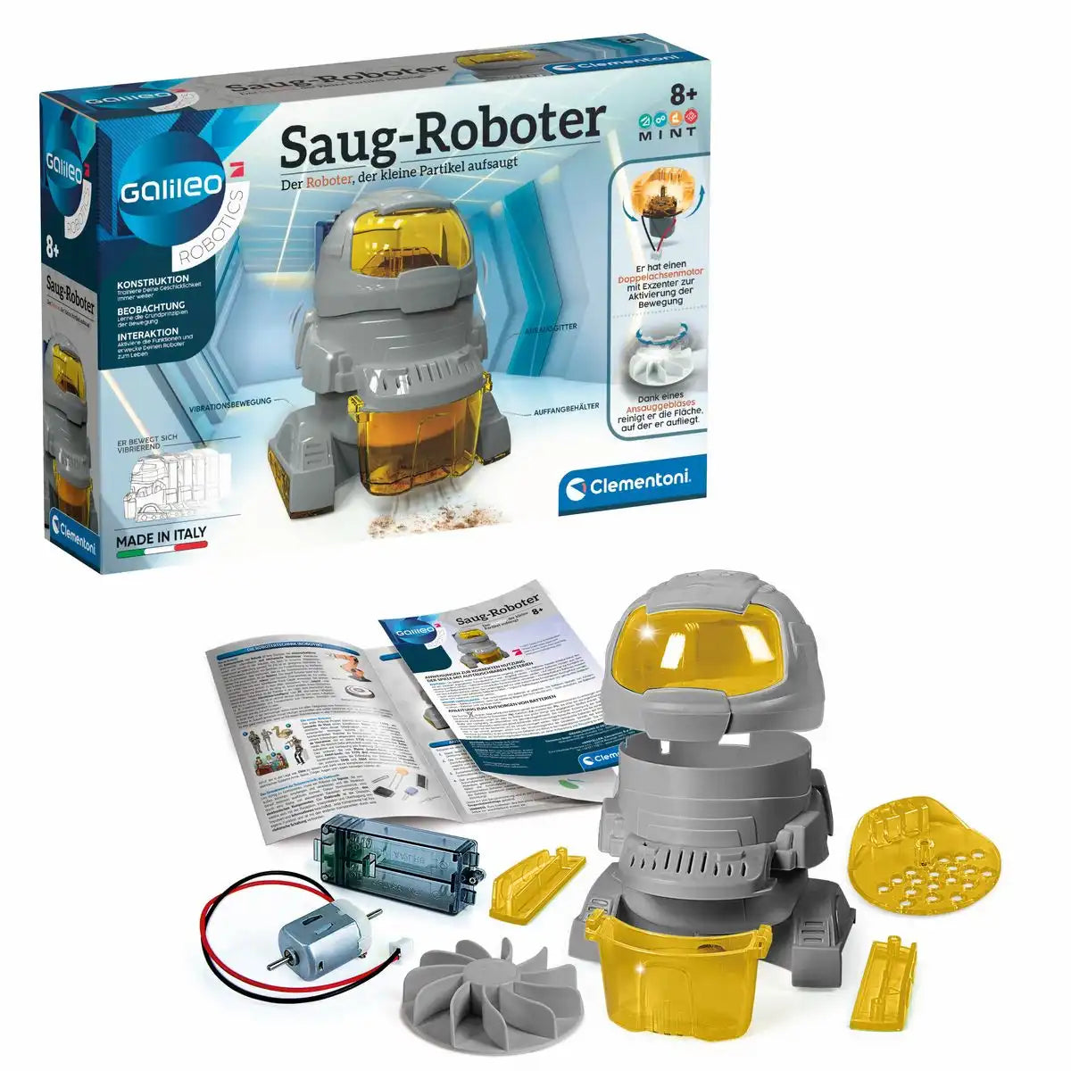 Experimentierkasten Galileo Saug-Roboter