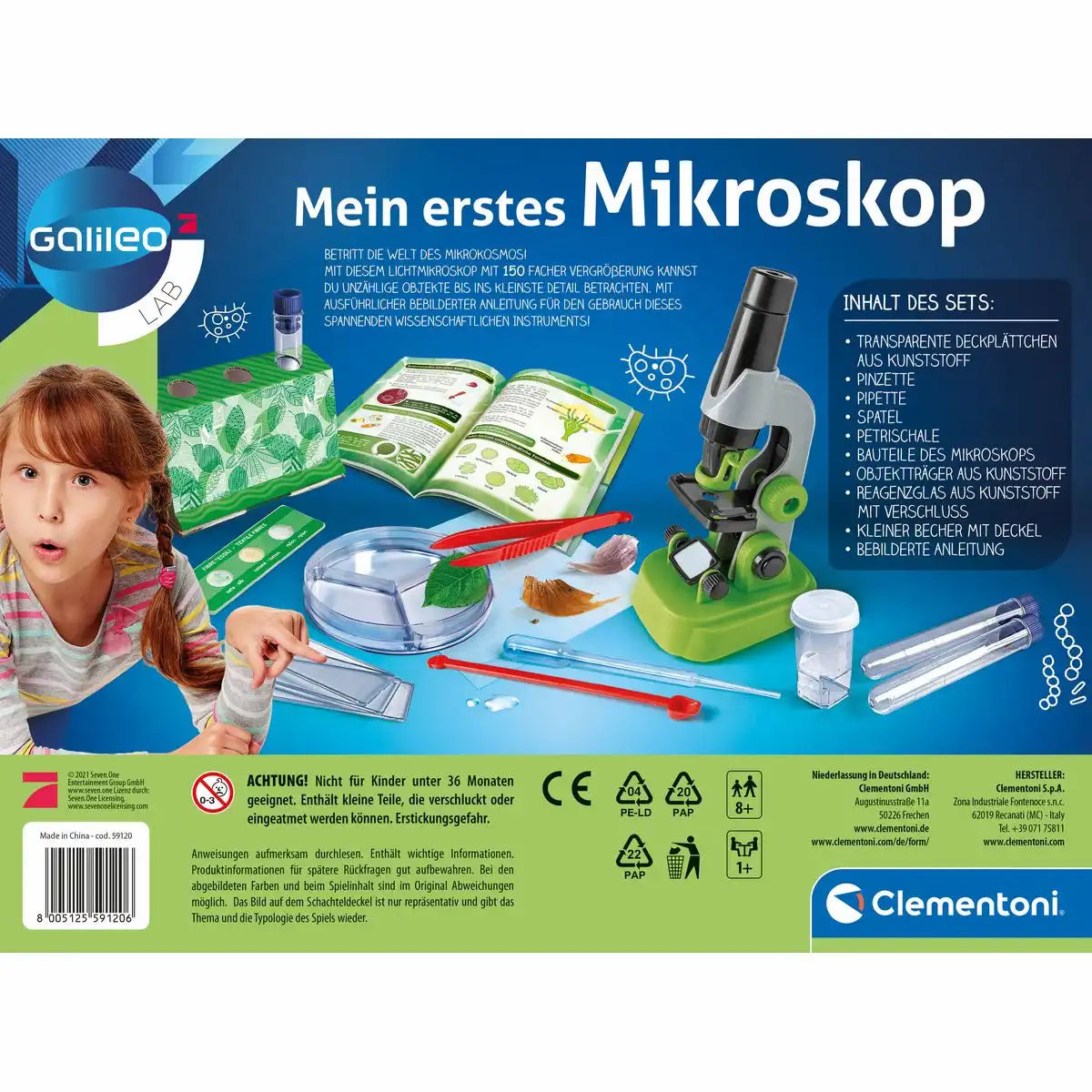 Experimentierkasten Galileo Mein 1. Mikroskop
