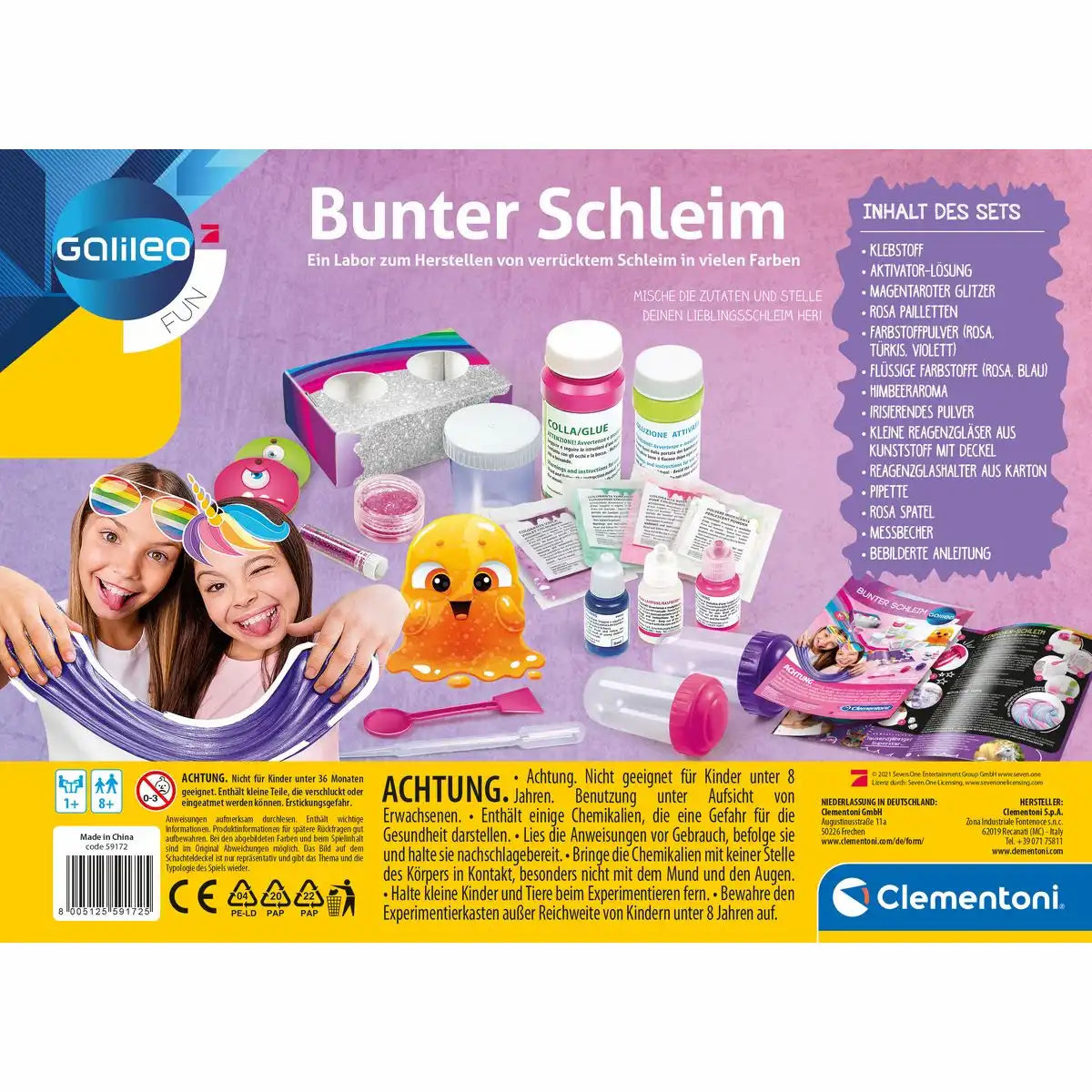 Experimentierset Galileo Science bunter Schleim