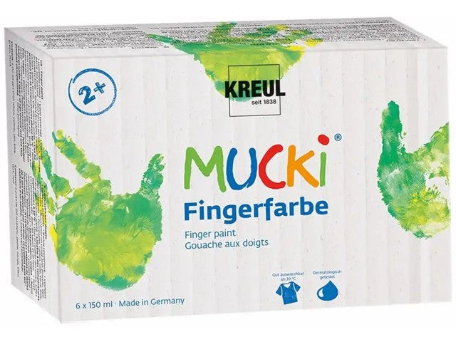 Mucki Fingerfarbe 6x 150ml