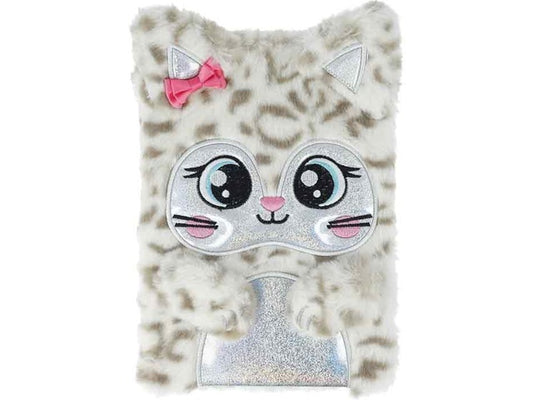 Notizbuch Cutie Katze in Leoprint A5
