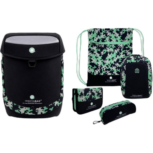 Schulranzenset Innovabag - Nero Menta